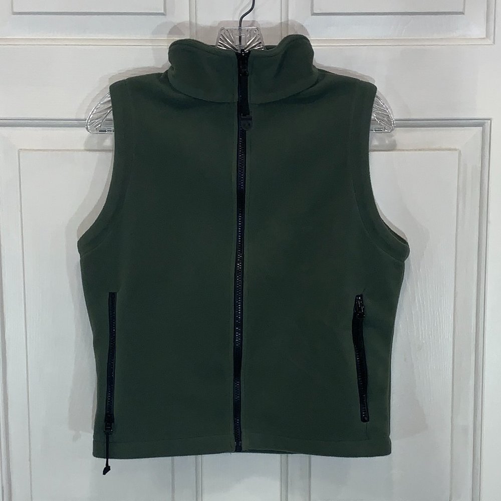 Black Ice Green 3" High Collar Vest Size Small
